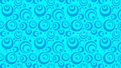 Cyan Geometric Circle Background Pattern