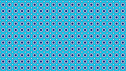 Blue Seamless Circle Pattern Background Vector Image