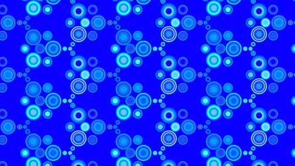 Cobalt Blue Seamless Geometric Circle Pattern Background Design