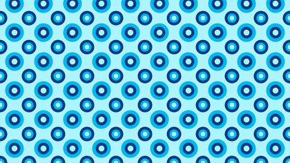Blue Geometric Circle Pattern Background