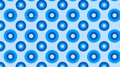 Blue Geometric Circle Background Pattern