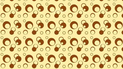Brown Geometric Circle Pattern