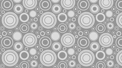 Gray Circle Seamless Pattern