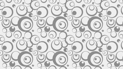 Light Grey Seamless Circle Pattern
