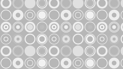 Light Grey Seamless Geometric Circle Pattern
