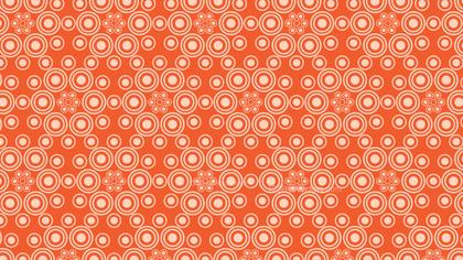 Orange Circle Pattern