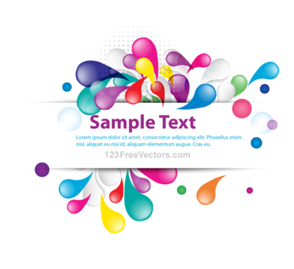 Vector Abstract Colorful Banner Design