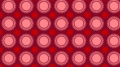 Red Circle Pattern Background
