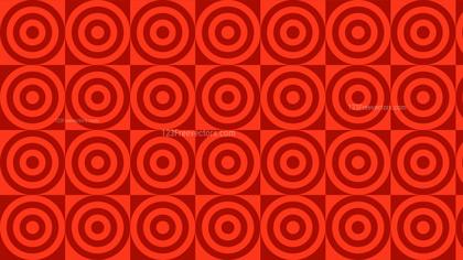 Red Concentric Circles Background Pattern