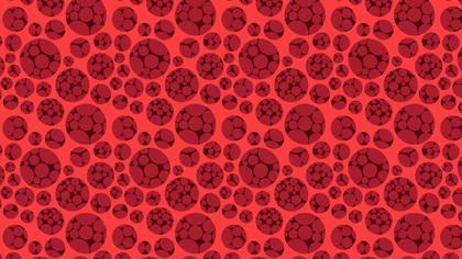 Red Seamless Dotted Circles Pattern