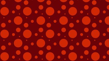 Free Download Red Circle Seamless Pattern