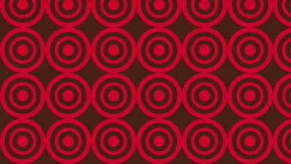 Dark Red Concentric Circles Pattern