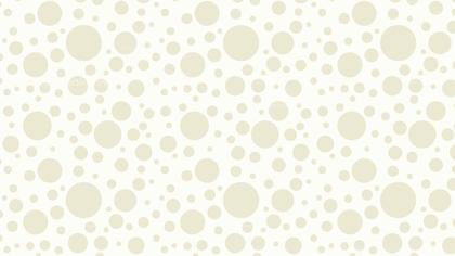 White Random Circles Dots Background Pattern