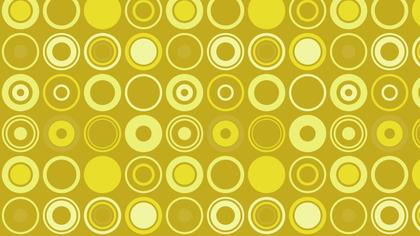 Yellow Circle Pattern