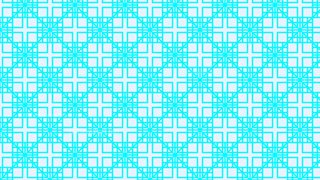 Cyan Geometric Square Pattern