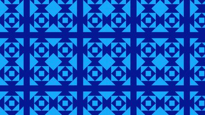 Cobalt Blue Square Pattern