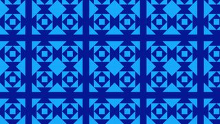 Cobalt Blue Square Pattern