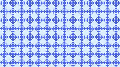 Blue Seamless Geometric Square Pattern