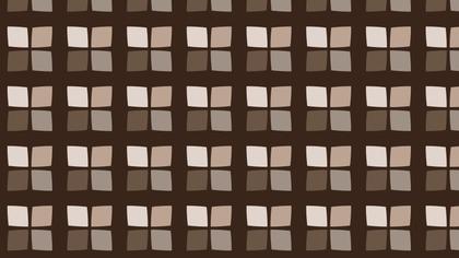 Dark Brown Seamless Geometric Square Background Pattern