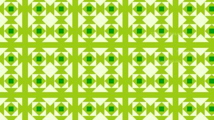 Green Seamless Geometric Square Pattern Background Vector