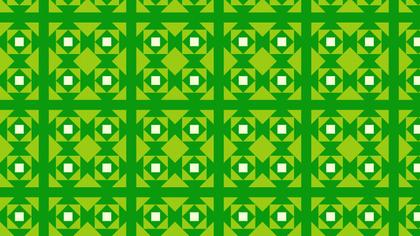 Green Square Pattern