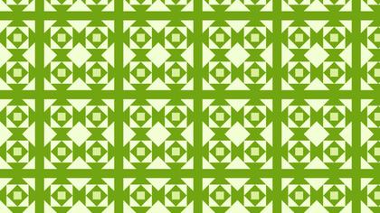 Green Geometric Square Background Pattern