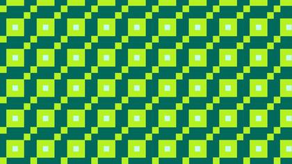 Green Geometric Square Pattern Background
