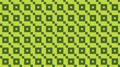 Green Seamless Geometric Square Background Pattern