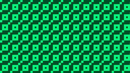 Green Square Pattern Background Vector Illustration