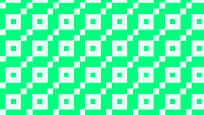 Spring Green Geometric Square Pattern Vector Art