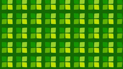 Green Geometric Square Background Pattern Illustration