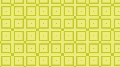 Green Geometric Square Pattern