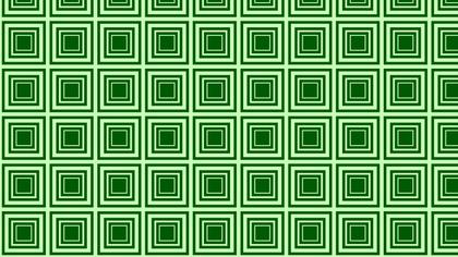 Green Square Pattern
