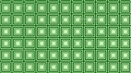 Green Square Pattern