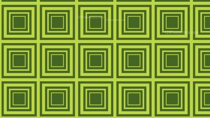 Green Square Pattern
