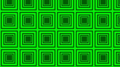 Green Square Pattern
