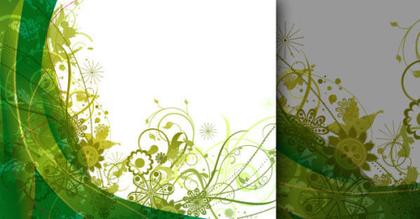 Free Green Vector Summer Background