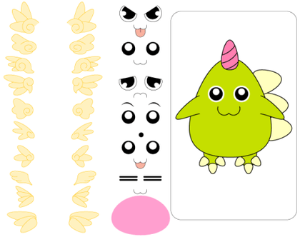 Cute Free Vector Monster