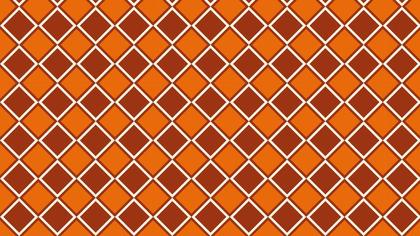 Orange and Brown Diamond Pattern