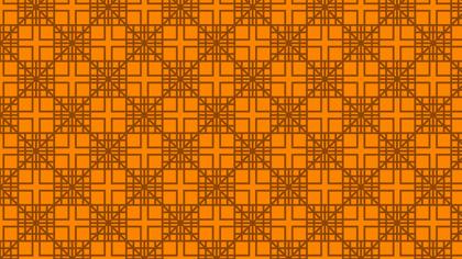 Orange Geometric Square Pattern Vector Art