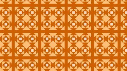 Orange Geometric Square Pattern Background Vector Graphic