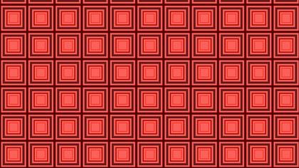 Red Seamless Concentric Squares Pattern