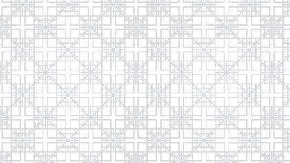 White Seamless Geometric Square Pattern Vector Art