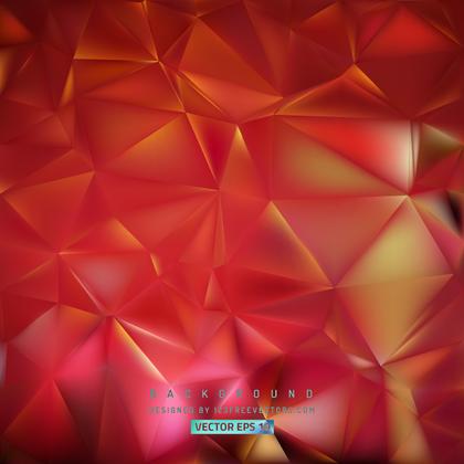 Red Polygon Pattern Background