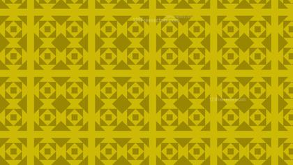 Yellow Seamless Square Pattern Background