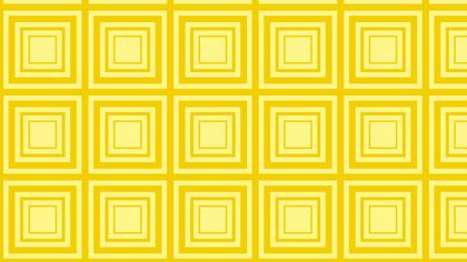 Yellow Concentric Squares Background Pattern