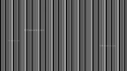 Black and White Vertical Stripes Background Pattern