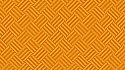 Orange Seamless Striped Geometric Pattern