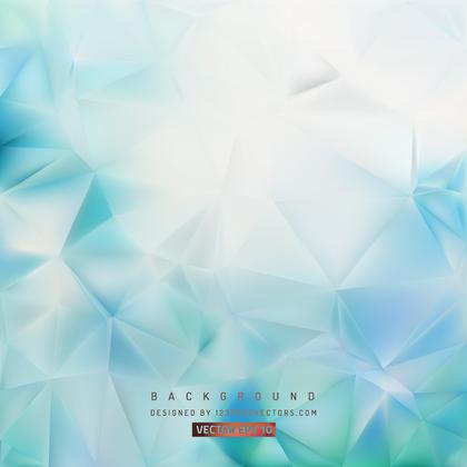 Abstract Light Turquoise Polygon Triangle Background