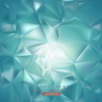 Turquoise Geometric Polygon Background
